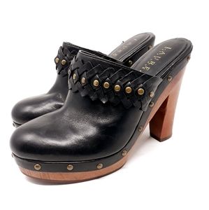 Lauren Ralph Lauren Shayla Leather Studded Clogs
